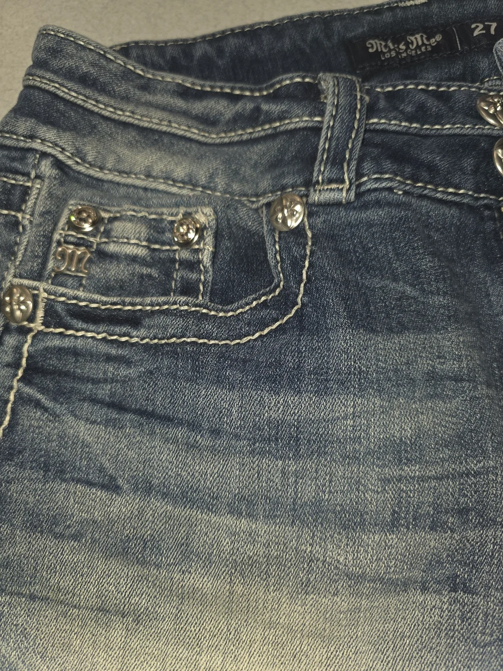 Miss Me Women's Denim Shorts in Blue